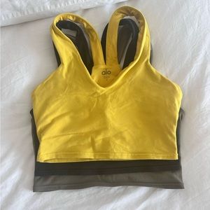 ALO airbrush real bra tank size Small